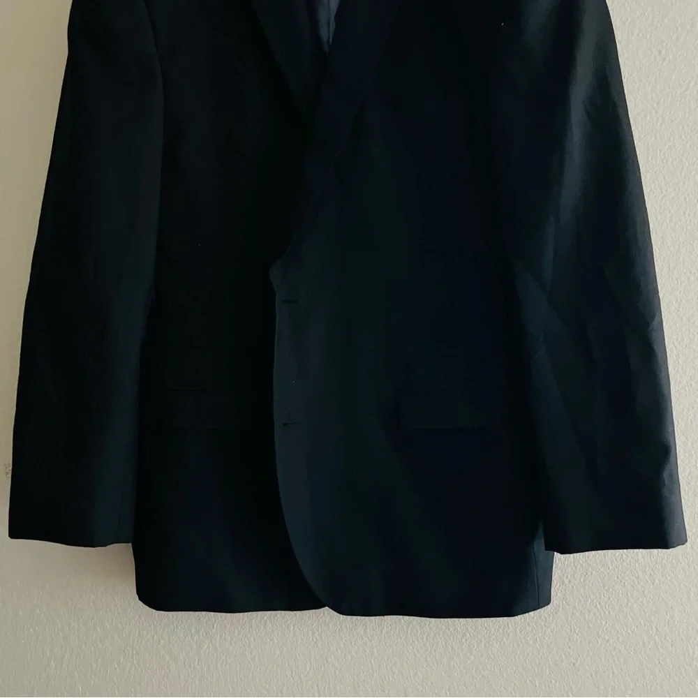 VITALI Men's Black Blazer Suit Jacket Size 44R